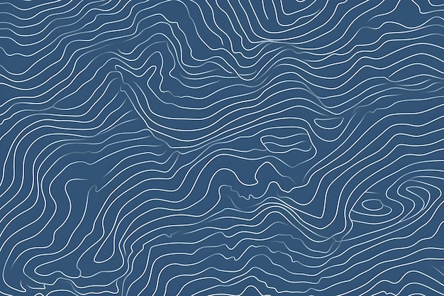 modèle de lignes de contour topographiques