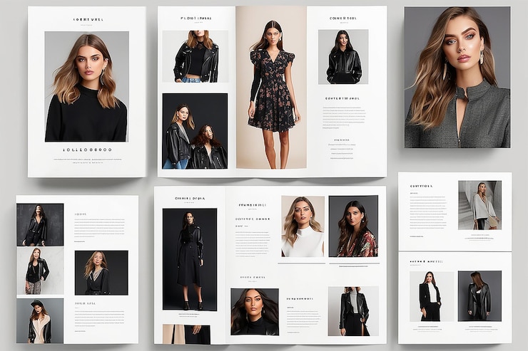 Photo modèle de livre de mode