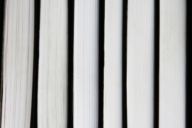 Modèle de livres isolé sur blanc