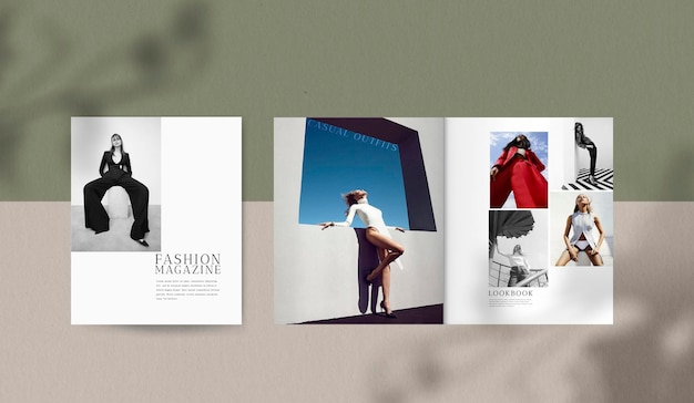 modèle de magazine créatif