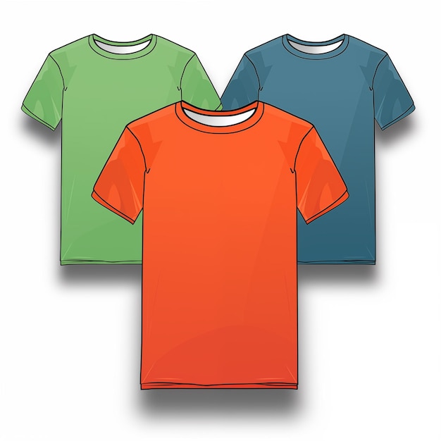 Modèle de maillot de t-shirt