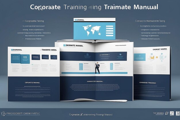 Photo modèle de manuel de formation de l'entreprise