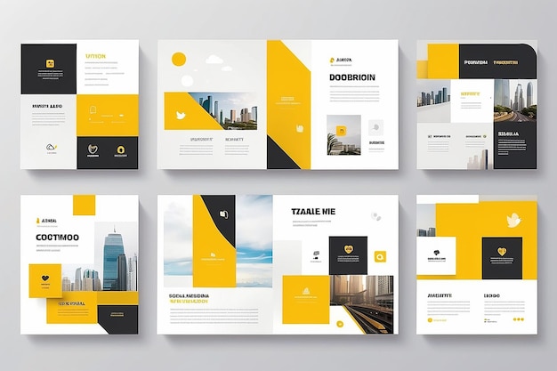 Un modèle de média social propre et simple avec une couleur de fond blanche