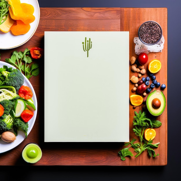 Un modèle de menu professionnel conçu par des graphistes expérimentés