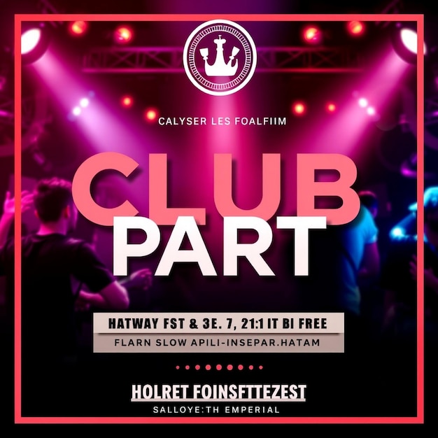 Modèle de message sur les réseaux sociaux pour les fêtes du club