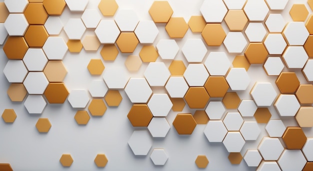 Modèle de miel hexagonal vibrant Texture géométrique en jaune gris rose et violet Art vectoriel Il