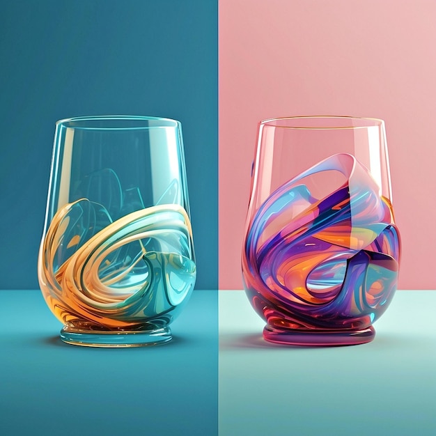 Photo modèle de morphisme de verre