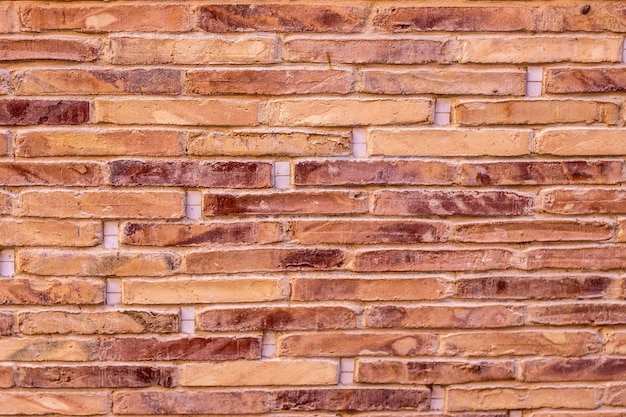 Modèle de mur de brique rouge texture brique