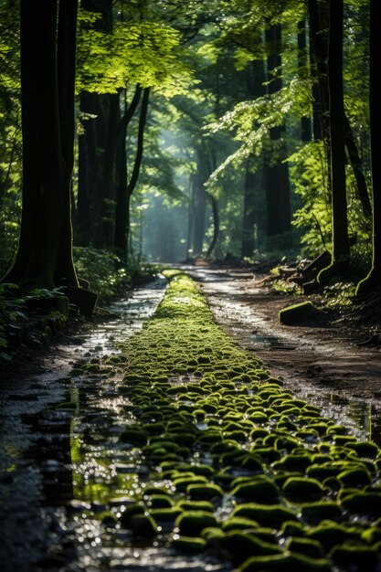 Modèle naturel de mère nature