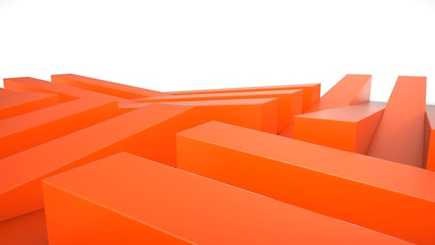 Modèle orange 4k texture de fond rendu d'illustration 3d