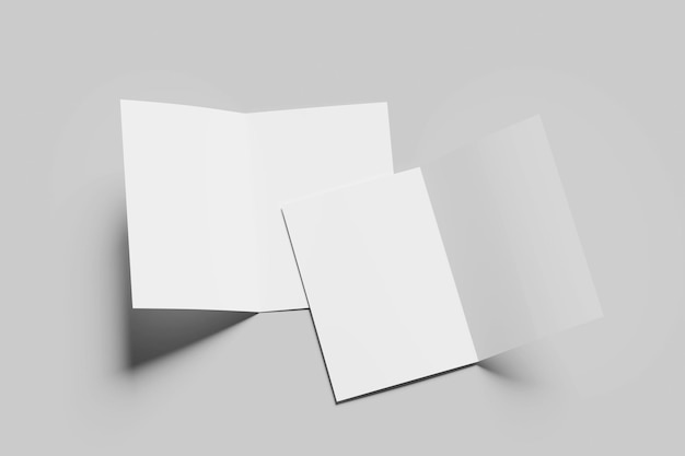 Modèle de papier A4 en blanc