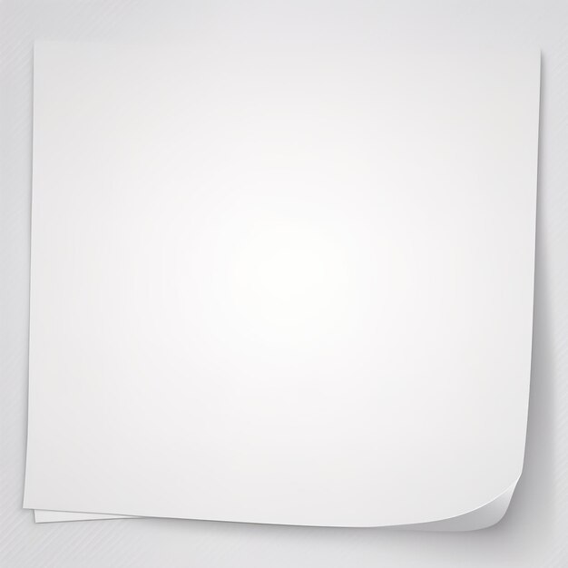 Photo modèle de papier blanc en blanc