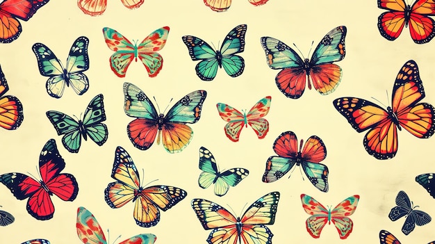 modèle de papillon