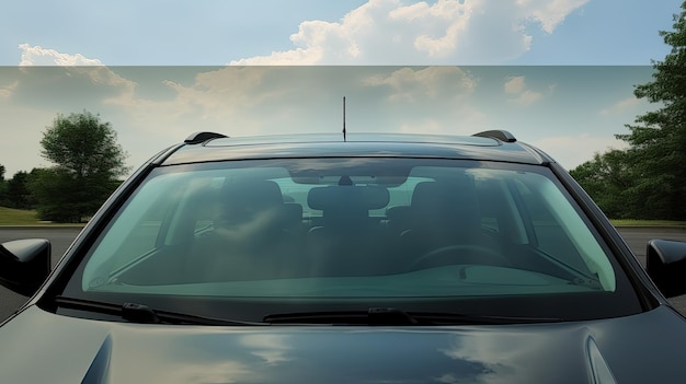 Photo modèle de pare-brise de voiture modèle de fenêtre de voiture