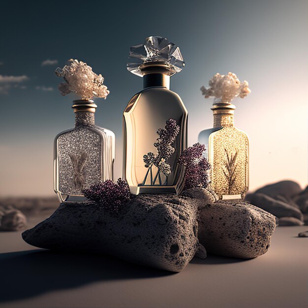 Photo modèle de parfum