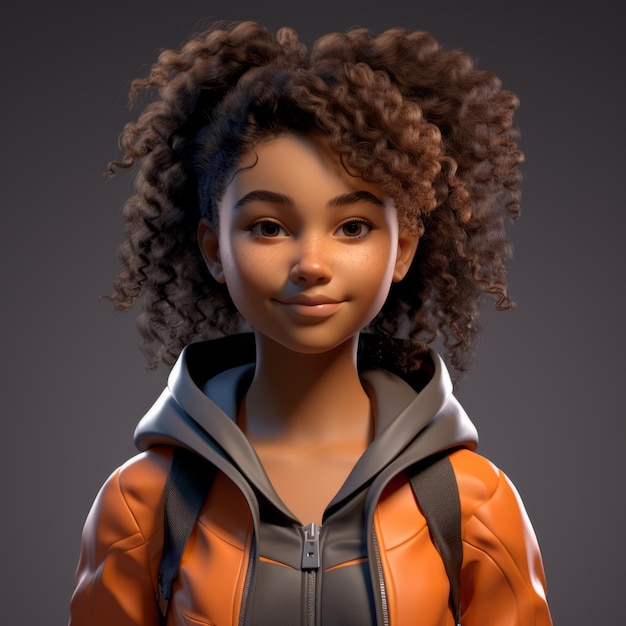 Modèle de personnage 3D unique et exagéré dans Blender