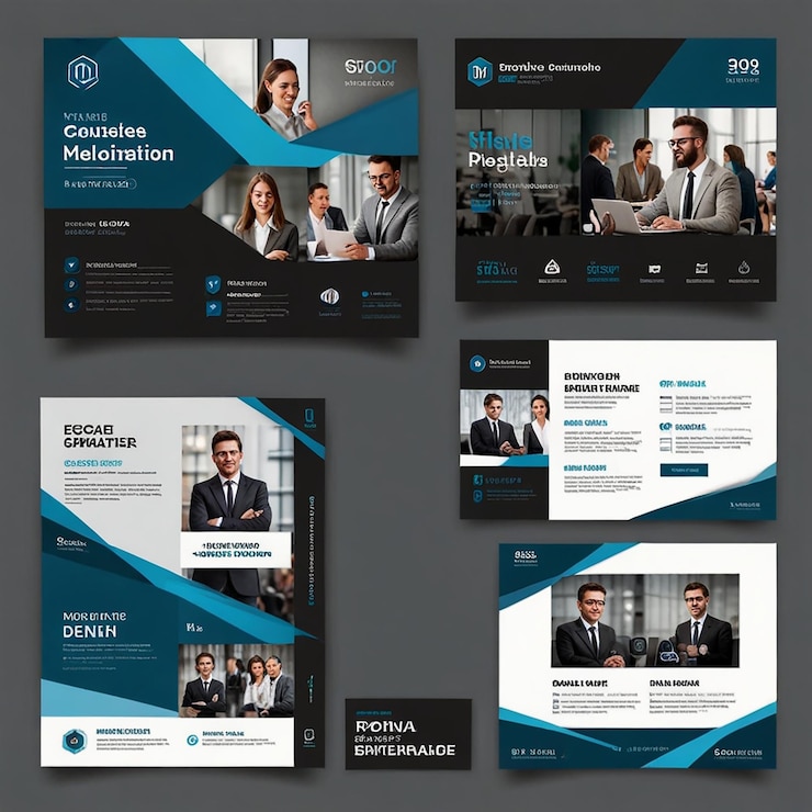 Photo modèle de poste sur les réseaux sociaux d'entreprise conception de bannière de réseau social d'entreprise