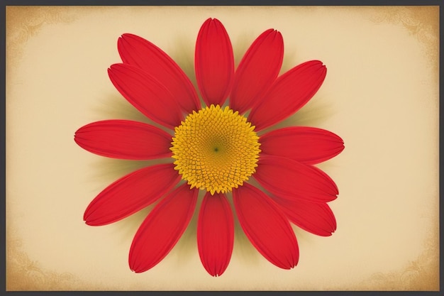 Modèle de présentation de motif de texture de conception graphique de fleurs rouges