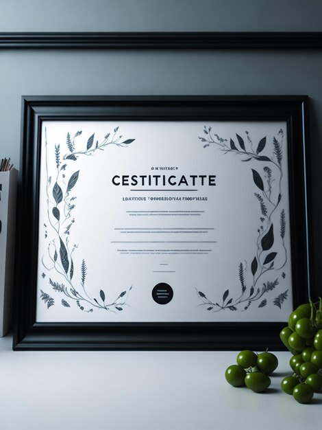 Photo modèle de prix de certificat d'appréciation créatif