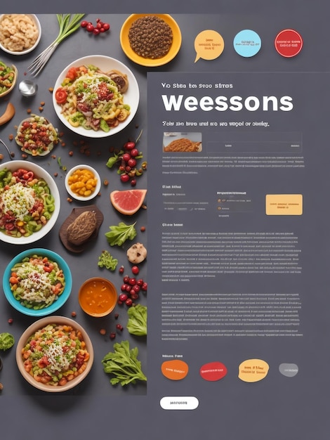 Photo modèle de publication sur les médias sociaux alimentaires ou culinaires bannières publicitaires modifiables sur les réseaux sociaux
