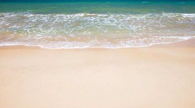 Modèle de sable d'une plage en été