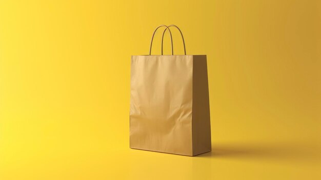 modèle de sac à shopping en papier