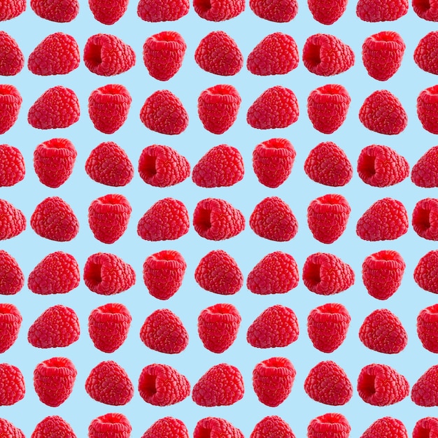 Modèle sans couture avec des baies de framboise abstrait motif de framboise pour la conception de l'emballage