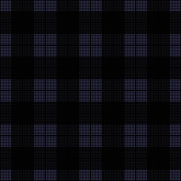 Modèle sans couture bleu et noir Tartan Check Plaid Pattern Illustration rustique Arrière-plans