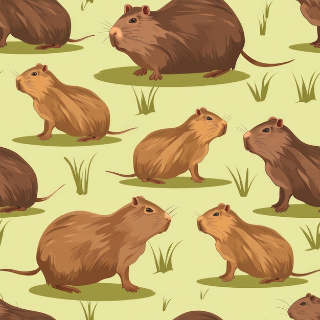 Le modèle sans couture Capybara