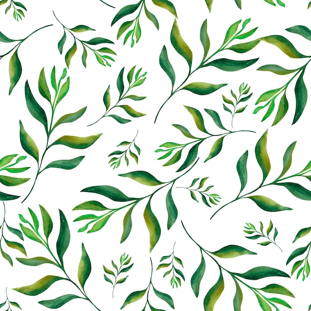 Modèle sans couture de fleurs abstraites de fleurs aquarelles abstraites sur fond blanc pour votre