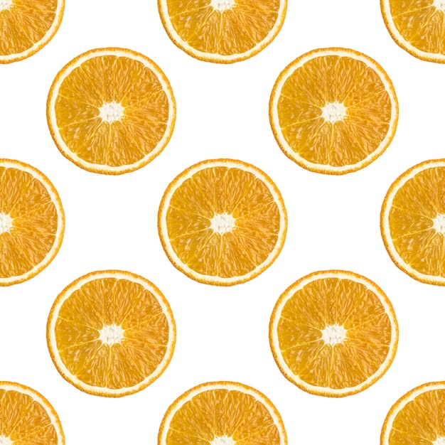 Modèle sans couture de fruits d&#39;oranges