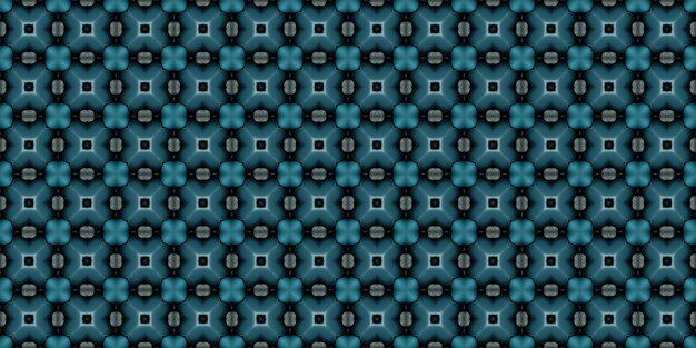 Modèle sans couture avec des hexagones dans les tons bleus Fond géométrique