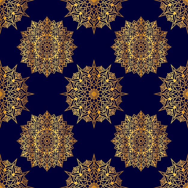 modèle sans couture mandala