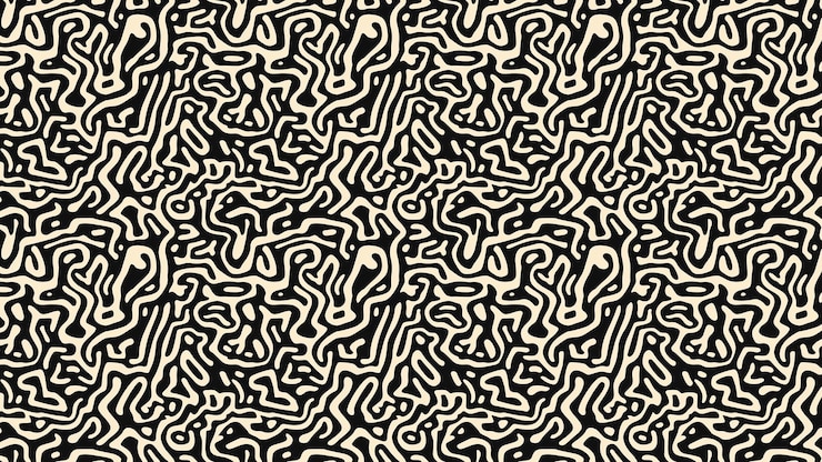 Photo modèle sans couture noir et crème abstrait