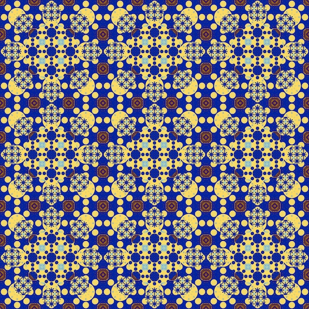 Modèle sans couture Petit motif de fleurs géométriques Motifs pour tissus et vêtements