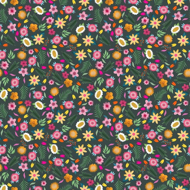 Modèle sans couture de pré en fleurs midsummer.