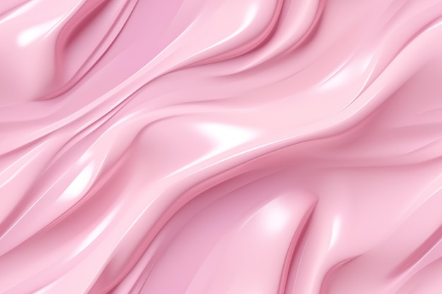 Modèle sans couture rose avec vagues abstraites Applicable pour le papier peint en papier d'emballage textile imprimé sur tissu Fond vibrant avec courbes cannelées Texture répétable IA générative