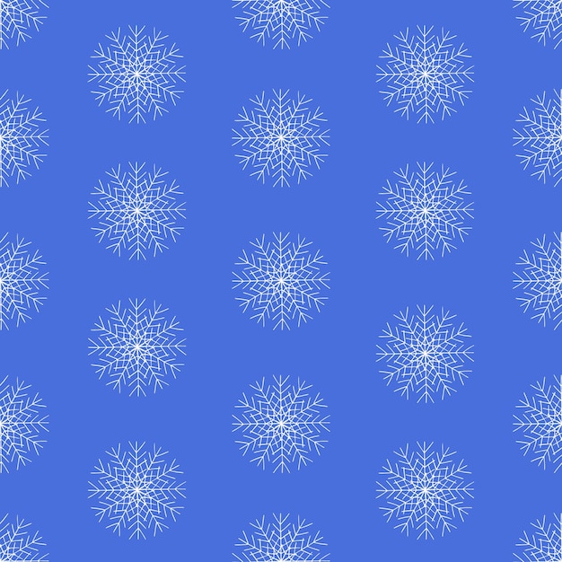 Photo modèle sans couture simple avec papier numérique de flocons de neige dessinés à la main en bleu et blanc avec des flocons de neige dessinés par des crayons de couleur arrière-plan transparent d'hiver pour noël nouvel an noël