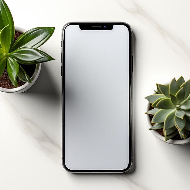 Photo modèle de smartphone vide