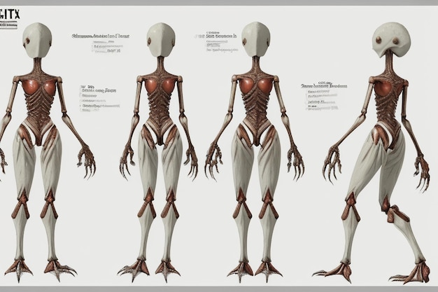 Modèle de squelette humain de recherche médicale modèle de squelette d'anatomie du corps humain