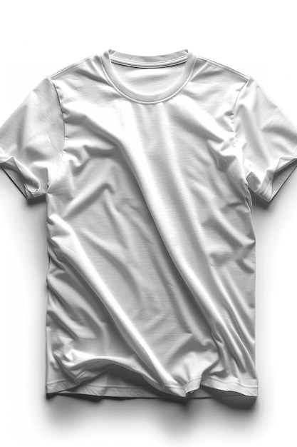 Photo modèle de t-shirt en blanc