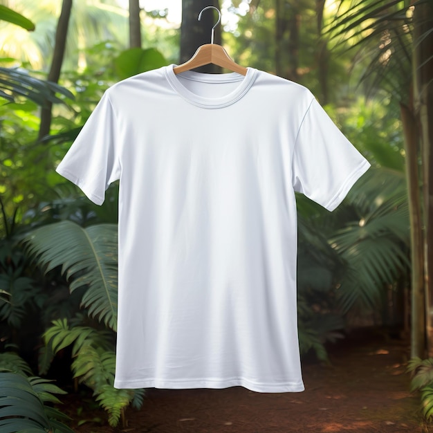 modèle de t-shirt blanc