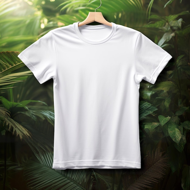 modèle de t-shirt blanc