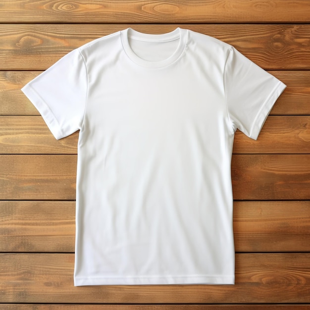 Modèle de T-shirt blanc