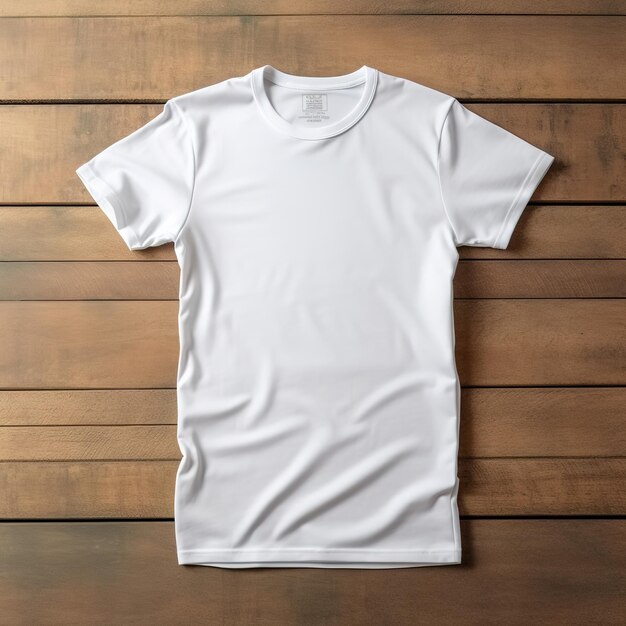 Modèle de T-shirt blanc