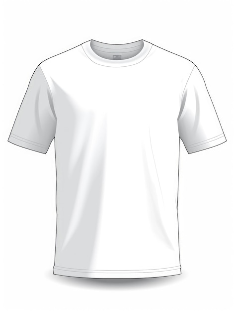 Photo modèle de t-shirt blanc