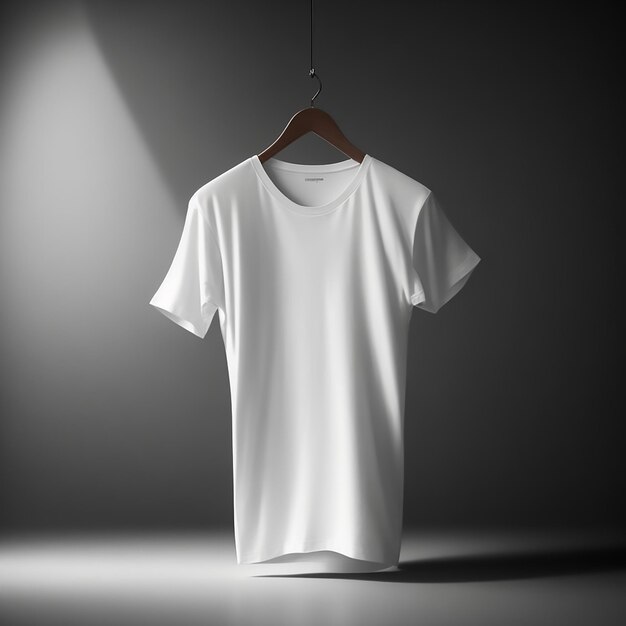 modèle de t-shirt blanc