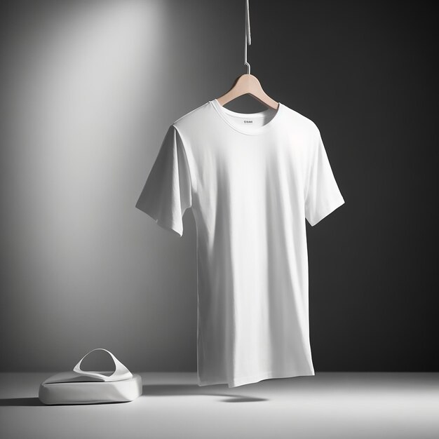 modèle de t-shirt blanc