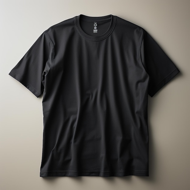 modèle de t-shirt noir