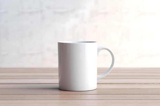 Modèle de tasse blanche